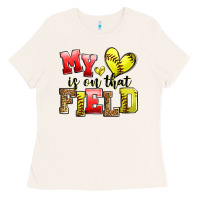 Bone my heart is on that field softball Ladies Tee - Zillion Design Studio
