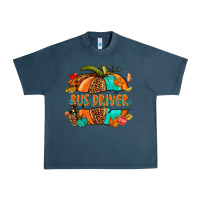 Midnight Navy bus driver pumpkin Urban Heavy Tee - NancyCooperArtShop