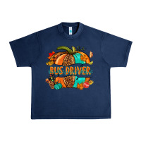 Navy bus driver pumpkin Urban Heavy Tee - NancyCooperArtShop