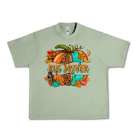 Oil Green bus driver pumpkin Urban Heavy Tee - NancyCooperArtShop