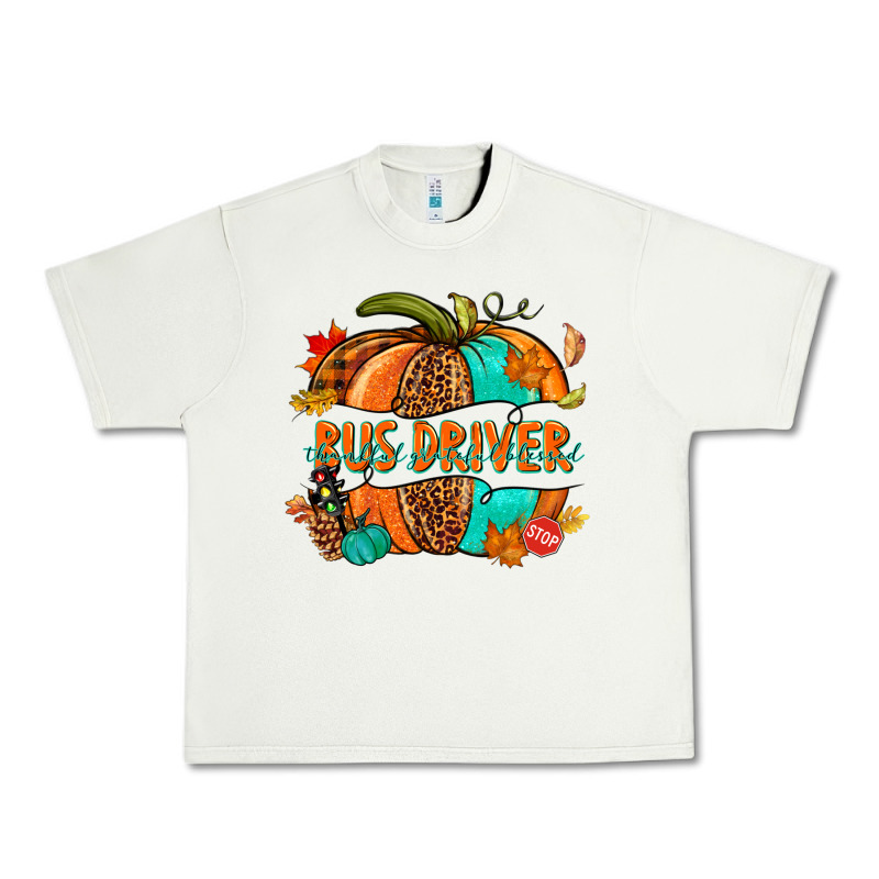 Bus Driver Pumpkin Urban Heavy Tee by NancyCooperArtShop | Teevron