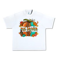 White bus driver pumpkin Urban Heavy Tee - NancyCooperArtShop