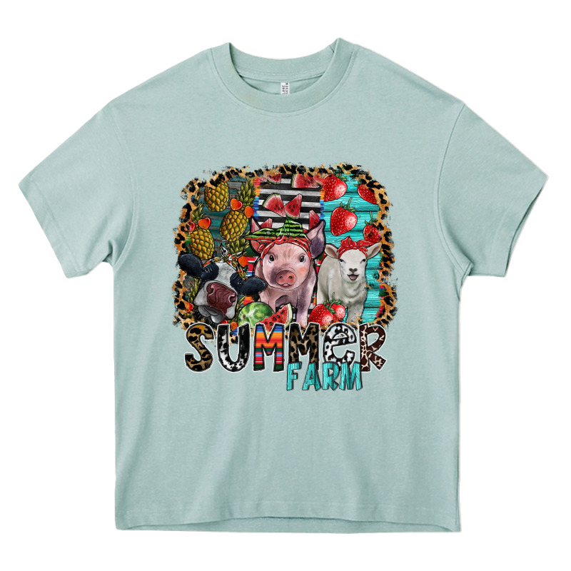 Summer Farm Heavy Core Tee by SublimationCraftShop | Teevron