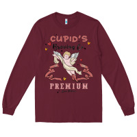 Burgundy cupids brewing company Long Sleeve Tee - MaliasSmallBusiness