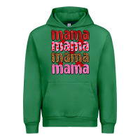 Emerald valentines day mama olivia Urban Hoodie - OliviaCreatesArt