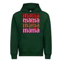 Forest Green valentines day mama olivia Urban Hoodie - OliviaCreatesArt