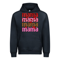 Navy valentines day mama olivia Urban Hoodie - OliviaCreatesArt