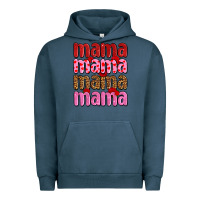Pigment Midnight Navy valentines day mama olivia Urban Hoodie - OliviaCreatesArt
