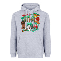 Heather Grey Dog Mama Heavyweight Hoodie - texasbilliewilder