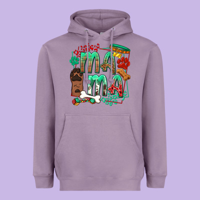 Dog Mama Heavyweight Hoodie Designed By Texasbilliewilder