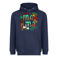 Navy Dog Mama Heavyweight Hoodie - texasbilliewilder