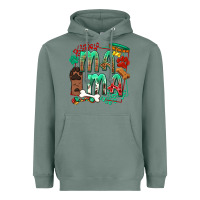 Sage Dog Mama Heavyweight Hoodie - texasbilliewilder