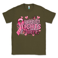 Nobody Fights Alone Cancer Classic Tee | Teevron