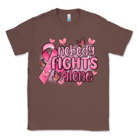 Chestnut nobody fights alone cancer Classic Tee - MaliasSmallBusiness