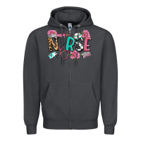 Smoke nurse Zipper Hoodie - LillyAllenDesigns