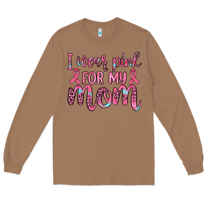 I Wear Pink For My Mom Long Sleeve Tee by JahusDesignShop | Teevron