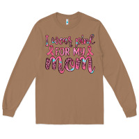 Toasted Coconut i wear pink for my mom Long Sleeve Tee - JahusDesignShop