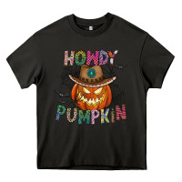 Asphalt howdy pumpkin Heavy Core Tee - CowhideDigitalArt