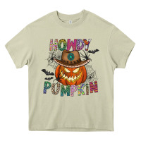 Mossy howdy pumpkin Heavy Core Tee - CowhideDigitalArt