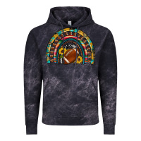 Cloud Black football rainbow Vintage Hoodie - Artiststas