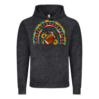 Vintage Black football rainbow Vintage Hoodie - Artiststas