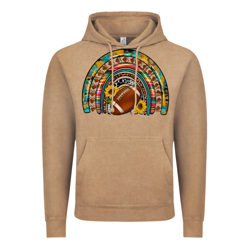 Football Rainbow Vintage Hoodie by Artiststas | Teevron