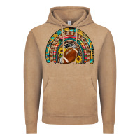 Vintage Coffee football rainbow Vintage Hoodie - Artiststas