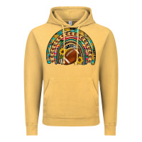 Vintage Mustard football rainbow Vintage Hoodie - Artiststas