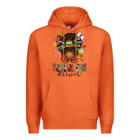 Carrot school bus driver afro messy bun Premium Hoodie - texasbilliewilder