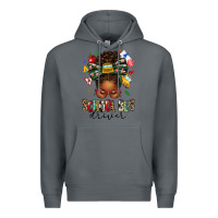 Rock school bus driver afro messy bun Premium Hoodie - texasbilliewilder