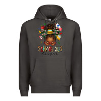 Smoke school bus driver afro messy bun Premium Hoodie - texasbilliewilder