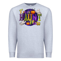 Heather Grey I'm a Haunt Mess Premium Sweatshirt - texasbilliewilder