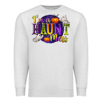 Oatmeal Heather I'm a Haunt Mess Premium Sweatshirt - texasbilliewilder