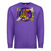 Purple I'm a Haunt Mess Premium Sweatshirt - texasbilliewilder