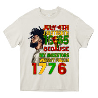 Cream July 4th Juneteenth 1865 Heavy Core Tee - CowGirlArtShop