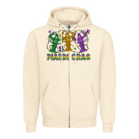 Sandshell mardi gras crawfish Zipper Hoodie - LillyAllenDesigns