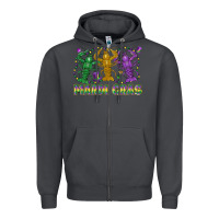 Smoke mardi gras crawfish Zipper Hoodie - LillyAllenDesigns