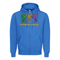 True Royal mardi gras crawfish Zipper Hoodie - LillyAllenDesigns