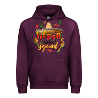 Mauve Wine Fiesta squad Urban Hoodie - FaDigitalArtStudio