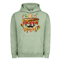 Pigment Oil Green Fiesta squad Urban Hoodie - FaDigitalArtStudio