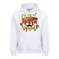 White Fiesta squad Urban Hoodie - FaDigitalArtStudio