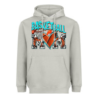 Moon Dust Basketball Mom Heavyweight Hoodie - NancyCooperArtShop
