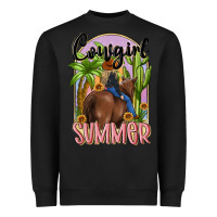 Black cowgirl summer Heavyweight Sweatshirt - MaliasSmallBusiness