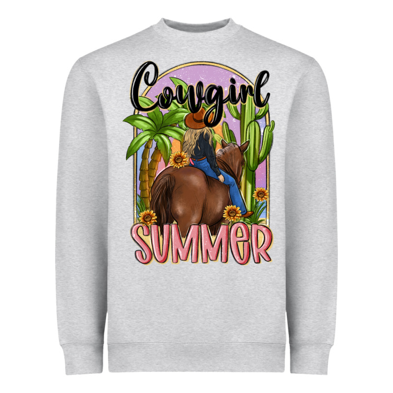 Cowgirl Summer Heavyweight Sweatshirt by MaliasSmallBusiness | Teevron