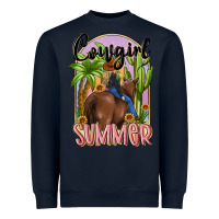 Navy cowgirl summer Heavyweight Sweatshirt - MaliasSmallBusiness