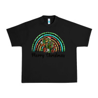 Black merry christmas cactus rainbow Urban Heavy Tee - BarkalooDesign