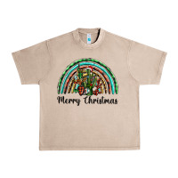 French Oak merry christmas cactus rainbow Urban Heavy Tee - BarkalooDesign