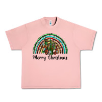 Salmon merry christmas cactus rainbow Urban Heavy Tee - BarkalooDesign