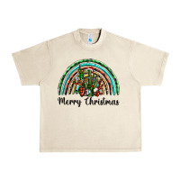 Sandshell merry christmas cactus rainbow Urban Heavy Tee - BarkalooDesign