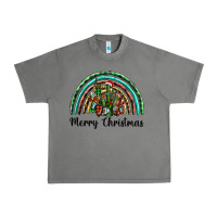 Tornado merry christmas cactus rainbow Urban Heavy Tee - BarkalooDesign